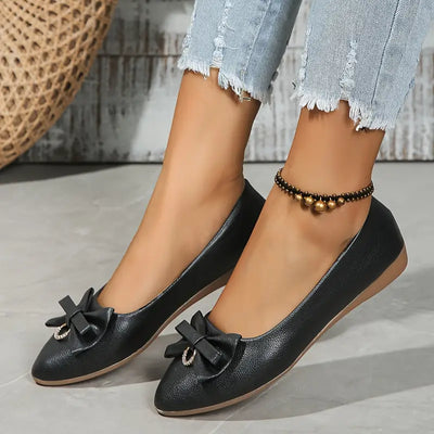 Risha | Women's Chic Bow Doll Shoes | Elegant