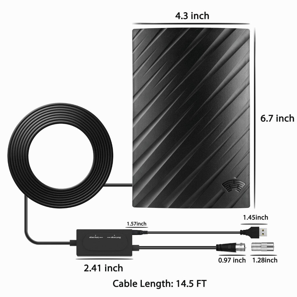 Long-Range Indoor HDTV 4K Digital Antenna