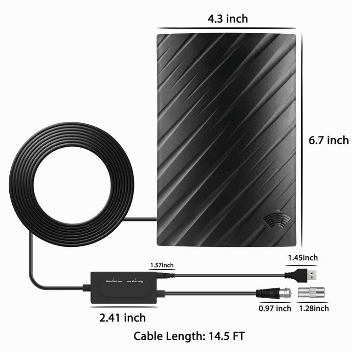 Long-Range Indoor HDTV 4K Digital Antenna