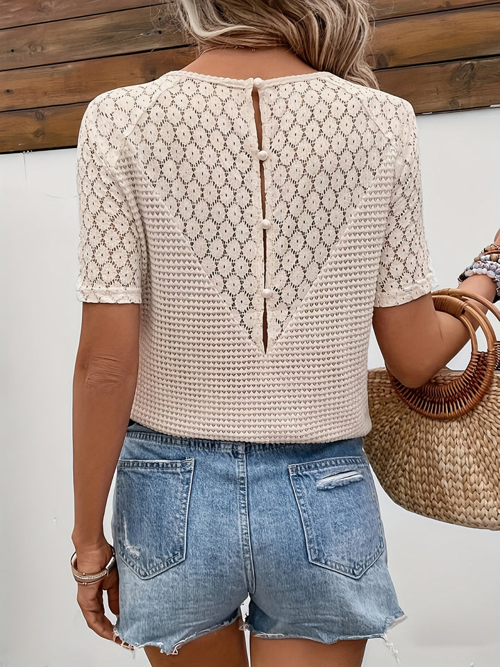 Saldy | Women's Stylish Back Design Top | Chic