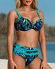 Snizza | Women's Leaf Bikini Set | Mid-Waist
