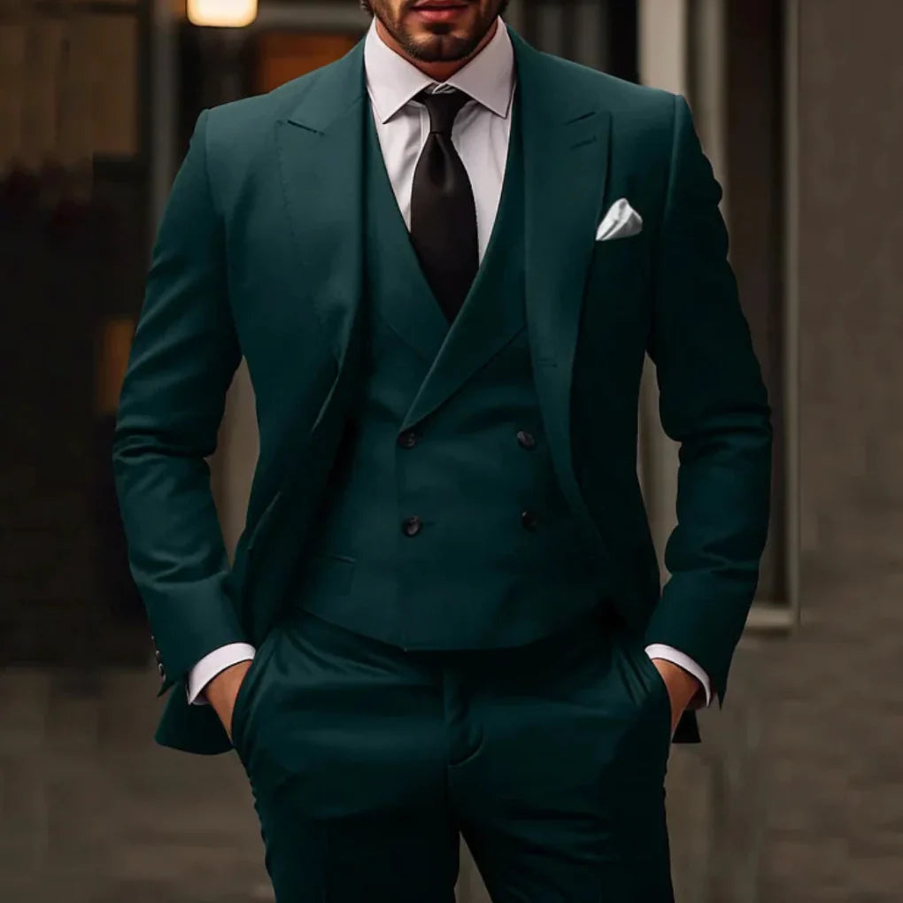 Men’s Three-Piece Suit Set