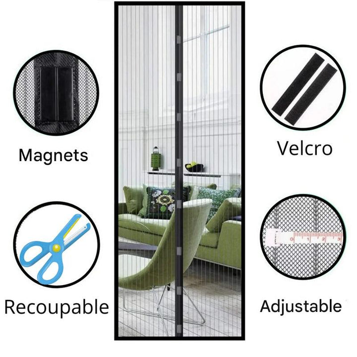 Magnetic Screen Door – Hands-Free Insect Barrier