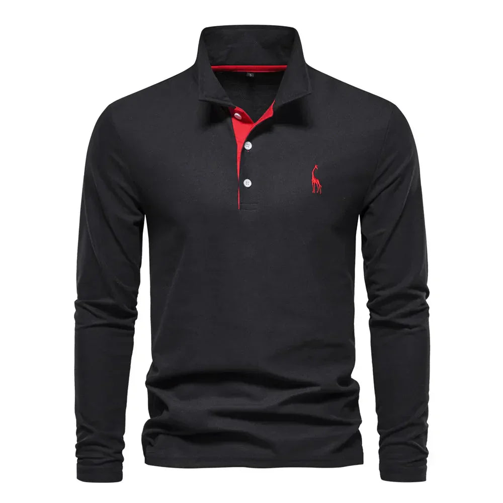 Long Sleeve Polo for men