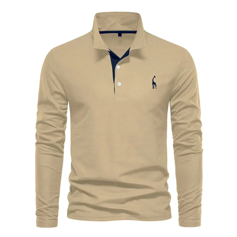Long Sleeve Polo for men