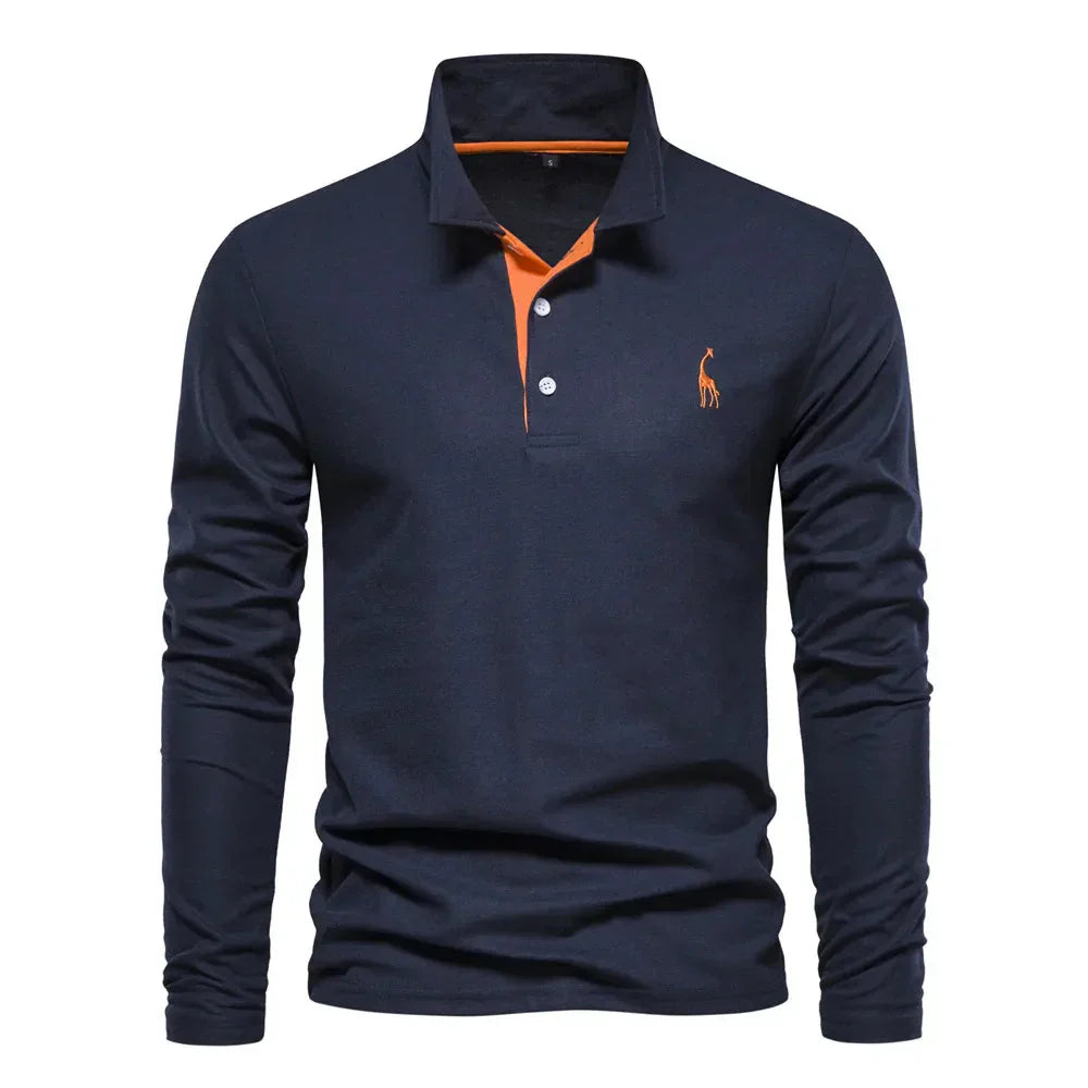 Long Sleeve Polo for men