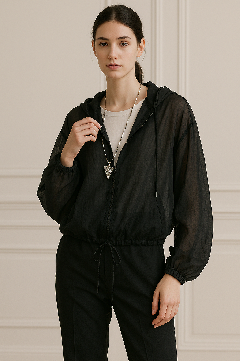 Vestra | Women’s Sheer See-Through Jacket | Lightweight