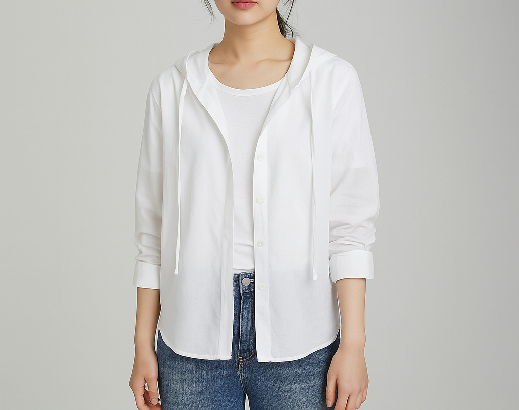 Vinette | Women's Trendy Jacket Shirt Hoodie | Stripes