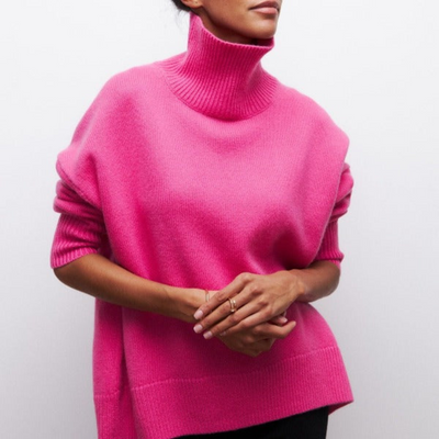 Vioner | Women’s Sleek Fit Contoured Turtleneck Sweater | Casual