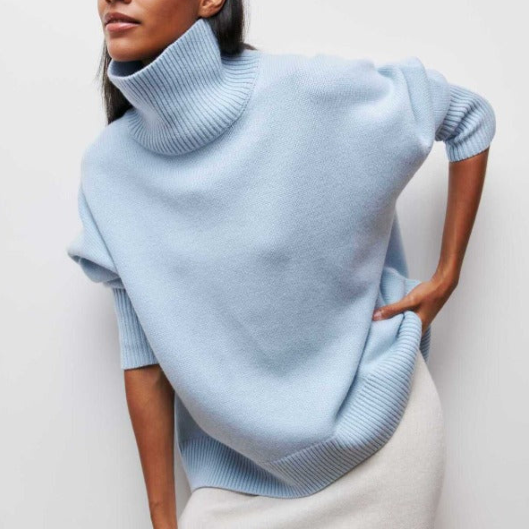 Vioner | Women’s Sleek Fit Contoured Turtleneck Sweater | Casual