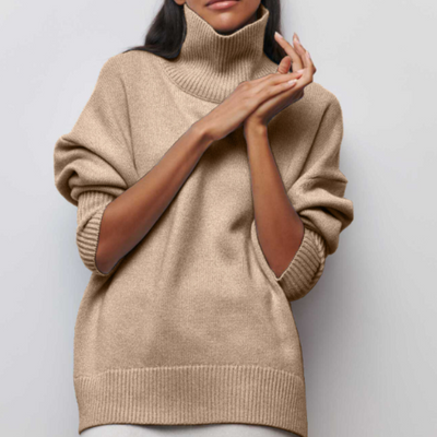 Vioner | Women’s Sleek Fit Contoured Turtleneck Sweater | Casual