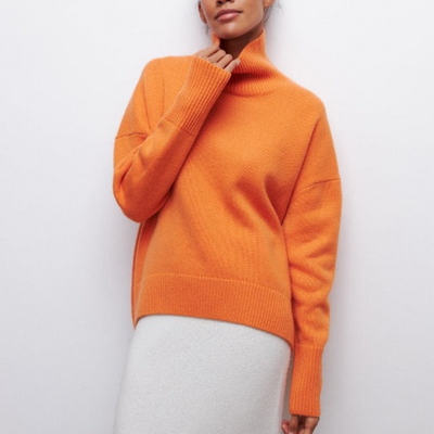 Vioner | Women’s Sleek Fit Contoured Turtleneck Sweater | Casual