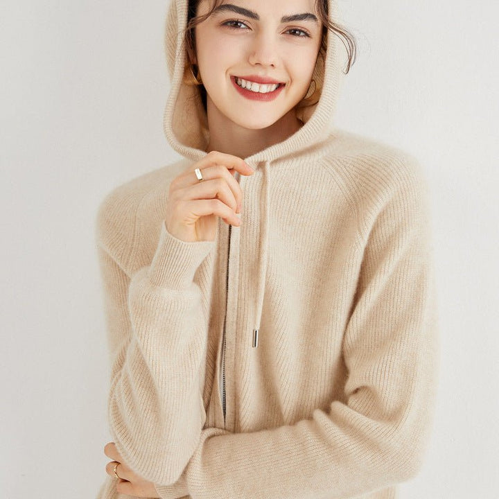 Fenira | Women’s Drawstring Style & Cozy Layer Zip-Up Hoodie