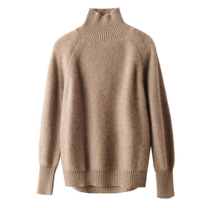 Avesha | Women’s Turtleneck Sweater | Ribbed Cuffs & Full Sleeve Shape