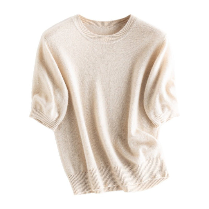 Maelith | Women’s Elbow Sleeve Sweater | Crew Neck & Light Pullover Fit