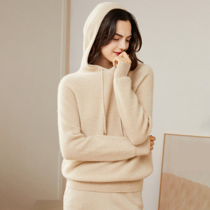 Zephira | Women’s Hoodie Top | Ribbed Cuffs & Relaxed Everyday Fit
