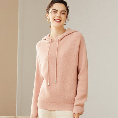 Zephira | Women’s Hoodie Top | Ribbed Cuffs & Relaxed Everyday Fit