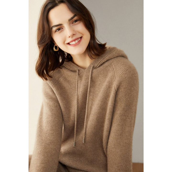 Zephira | Women’s Hoodie Top | Ribbed Cuffs & Relaxed Everyday Fit