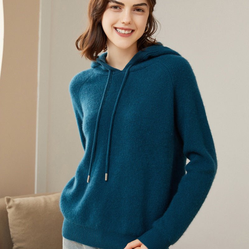 Zephira | Women’s Hoodie Top | Ribbed Cuffs & Relaxed Everyday Fit