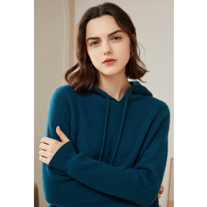 Zephira | Women’s Hoodie Top | Ribbed Cuffs & Relaxed Everyday Fit