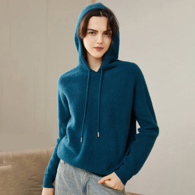 Zephira | Women’s Hoodie Top | Ribbed Cuffs & Relaxed Everyday Fit