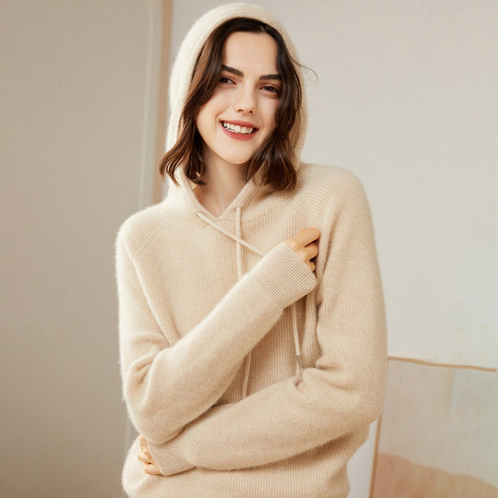 Zephira | Women’s Hoodie Top | Ribbed Cuffs & Relaxed Everyday Fit