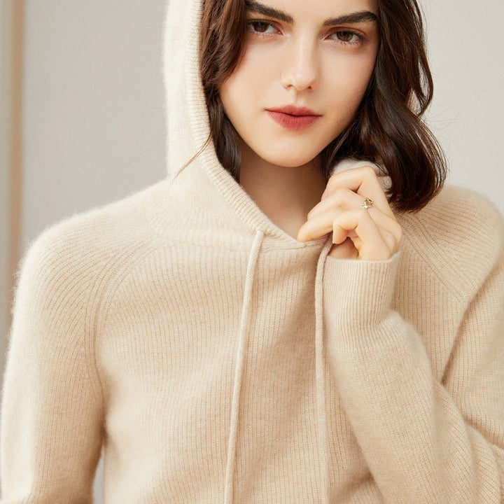 Zephira | Women’s Hoodie Top | Ribbed Cuffs & Relaxed Everyday Fit