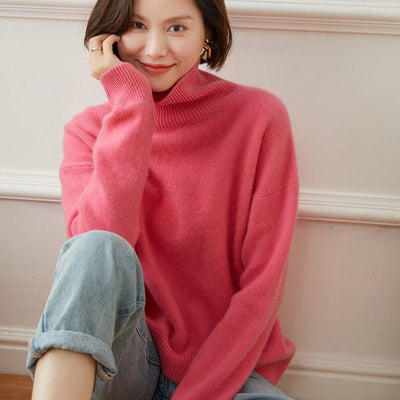 Islena | Women’s Cozy Turtleneck Sweater | Long Sleeve & Gentle Feel