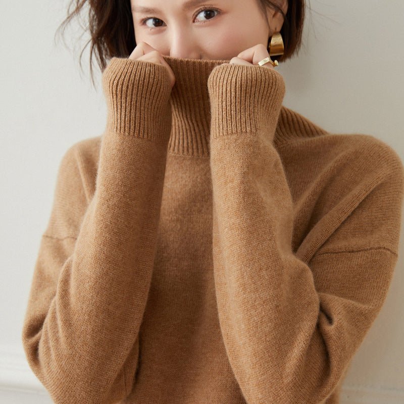 Islena | Women’s Cozy Turtleneck Sweater | Long Sleeve & Gentle Feel