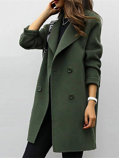 Althara | Women’s Double-Breasted Coat | Timeless Design with Classic Appeal