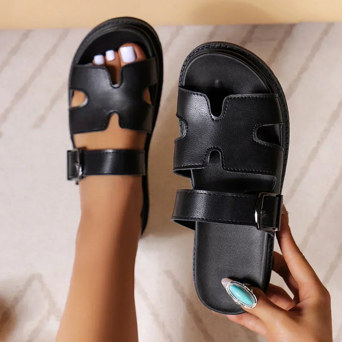 Yalina | Women's Comfortable & Versatile Soft Step Sandals