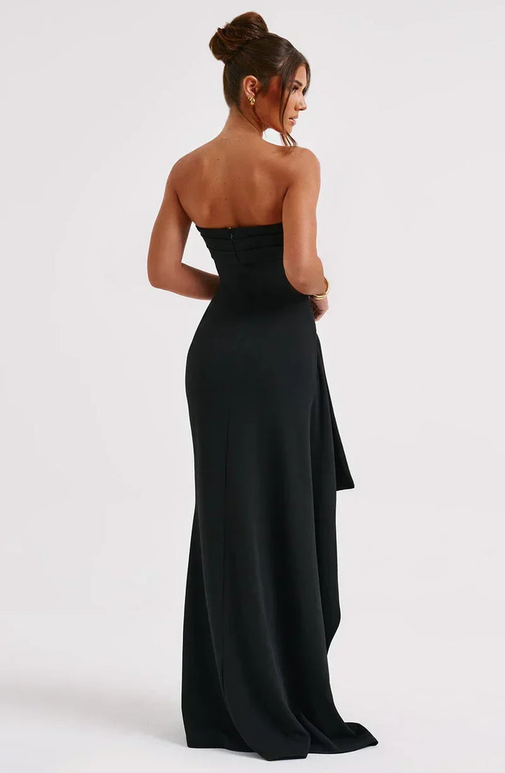 Women's Off-Shoulder Twisted Maxi Dress